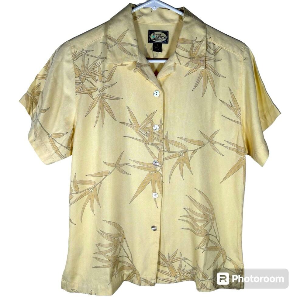 Tommy Bahama Woman’s 100% Silk Camp Shirt Size Small